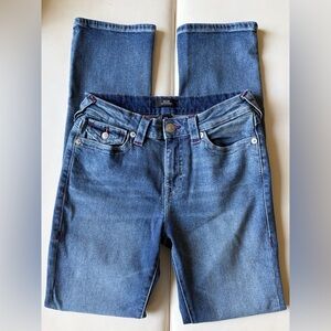 True Religion Billie Mid Rise Straight Jeans Size 28